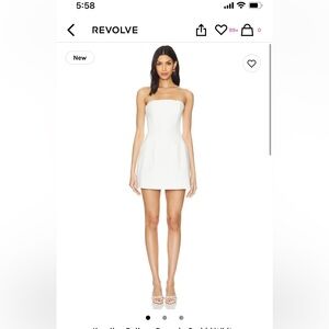 Bardot. Size 2, white mini dress